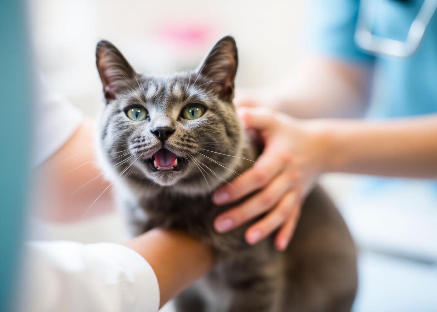 Gato em consulta cat-friendly